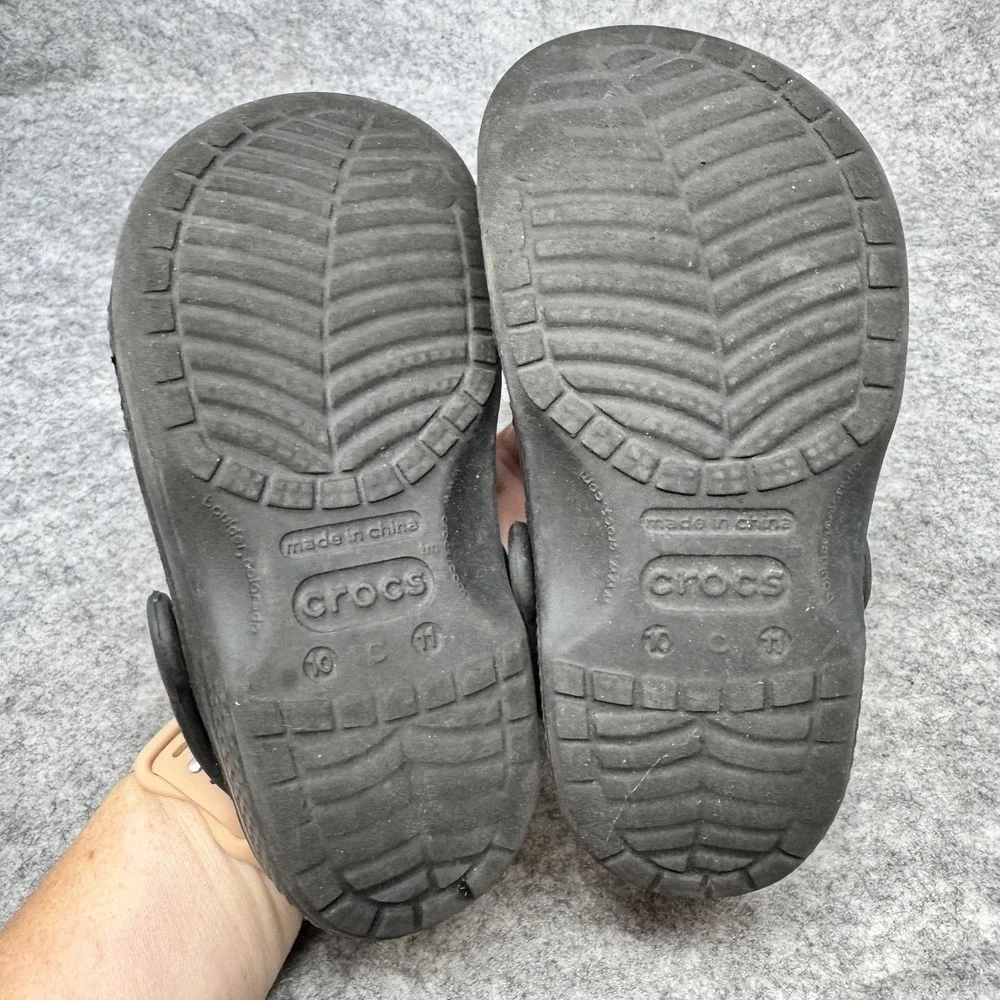 Crocs Star Wars Shoes Boys Size 10/11 The Force Awakens Black Clogs Kids Youth